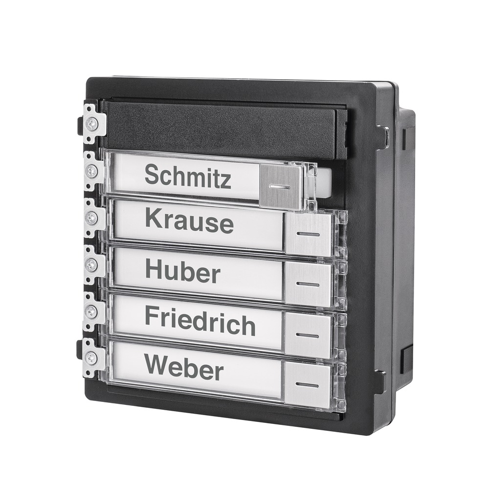 ABUS Klingeltasten-Modul (6 Tasten) für Türsprechanlage (Edelstahl)