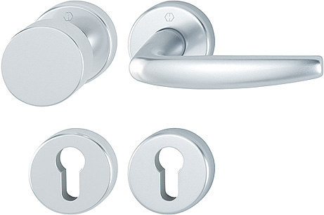 HOPPE Wechselgarnitur mit Rosetten Atlanta 58/42KV/42KVS/1530, Aluminium