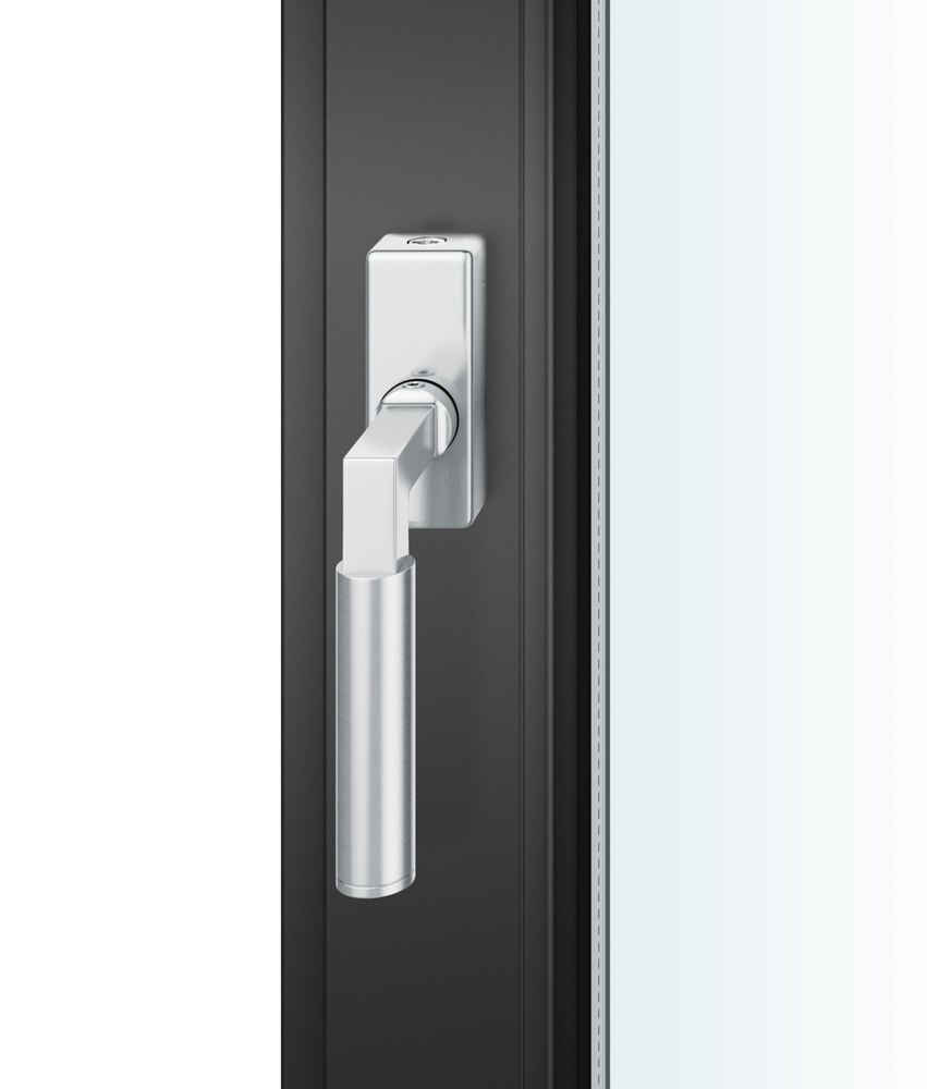 Türdriegel, Türgriff, Haustürgriff, Metall, Chrome