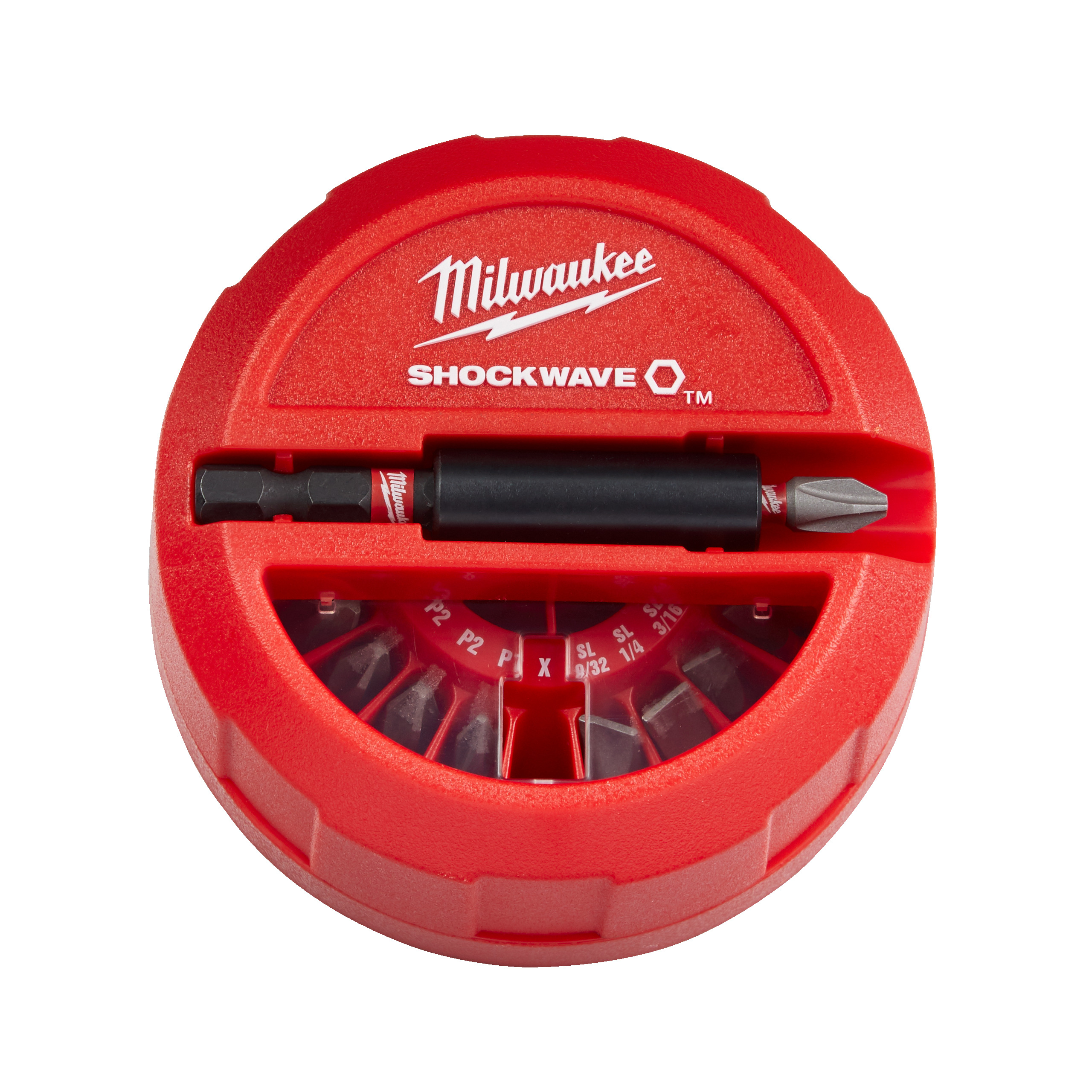 Milwaukee Puck Bit-Set schlagfest 15-tlg. SHOCKWAVE Bitset Set