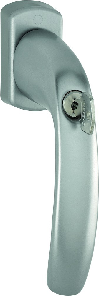 HOPPE Fenstergriff New York 0810S/U10, abschließbar, eckig, 7/32,TBT1,F9