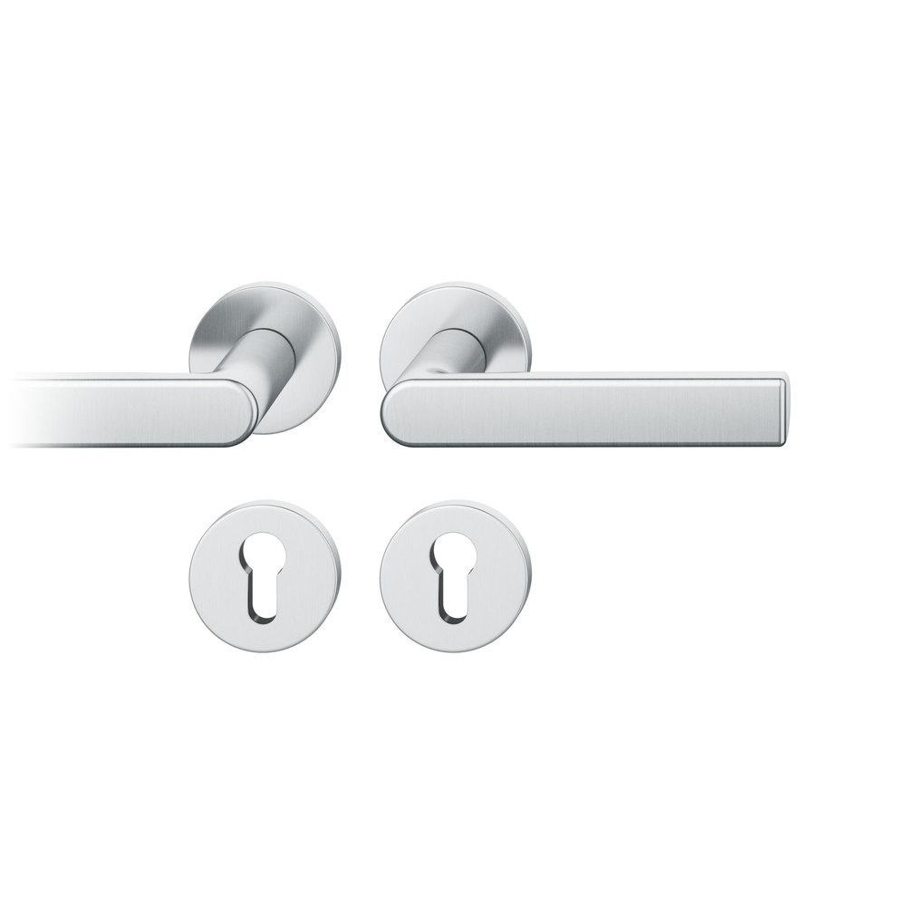 FSB Drückergarnitur mit Rosetten 72 1244, rund, mit Nocken, VK 8, AGL3, Edelstahl