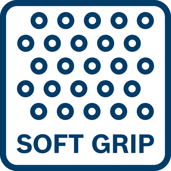 soft grip, Gummi-Punkte, Grifftextur, anti-rutsch, komfortgriff