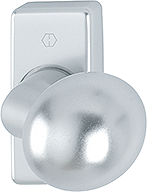 HOPPE Knopf auf Rosette 50G/44, feststehend, Aluminium