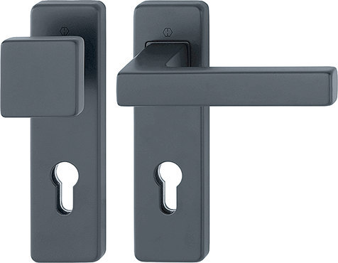 HOPPE Wechselgarnitur Austin FS-43L/202KH/1769, KS,PZ72/9,F9714M,TS 45-65