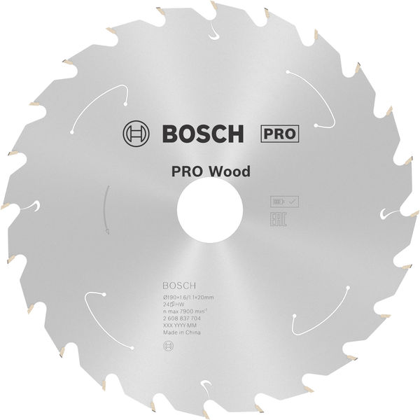 Bosch PRO Wood cordless Kreissägeblatt, 190 x 1,6 x 20 mm