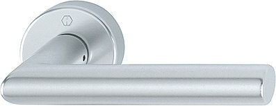 HOPPE Drücker-Halbgarnitur Amsterdam ohne Schlüsselrosette Amsterdam 1400/42H, VK8, mit Stütznocken, Aluminium