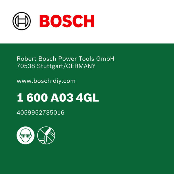 Digitale GPSR-Kennzeichnung, bosch, power tools, green label, model 1 600 A03 4GL, barcode?