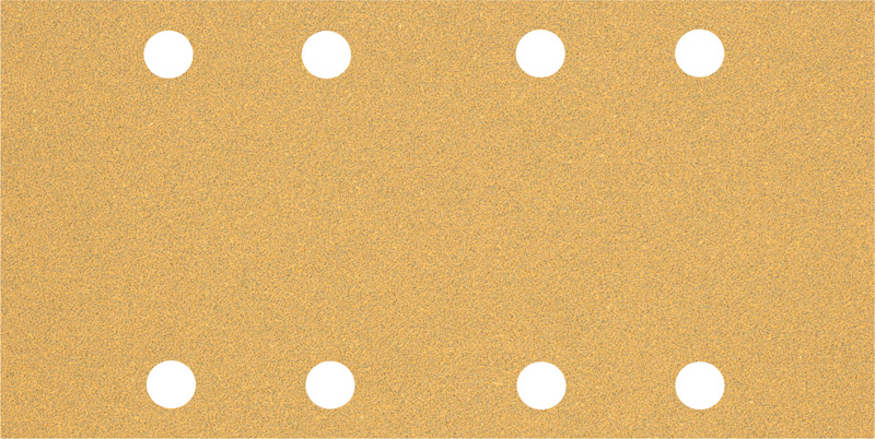 Bosch EXPERT C470 Schleifpapier, 8 Löcher für Schwingschleife, 93 x 186 mm, K 60, 10er-Pack