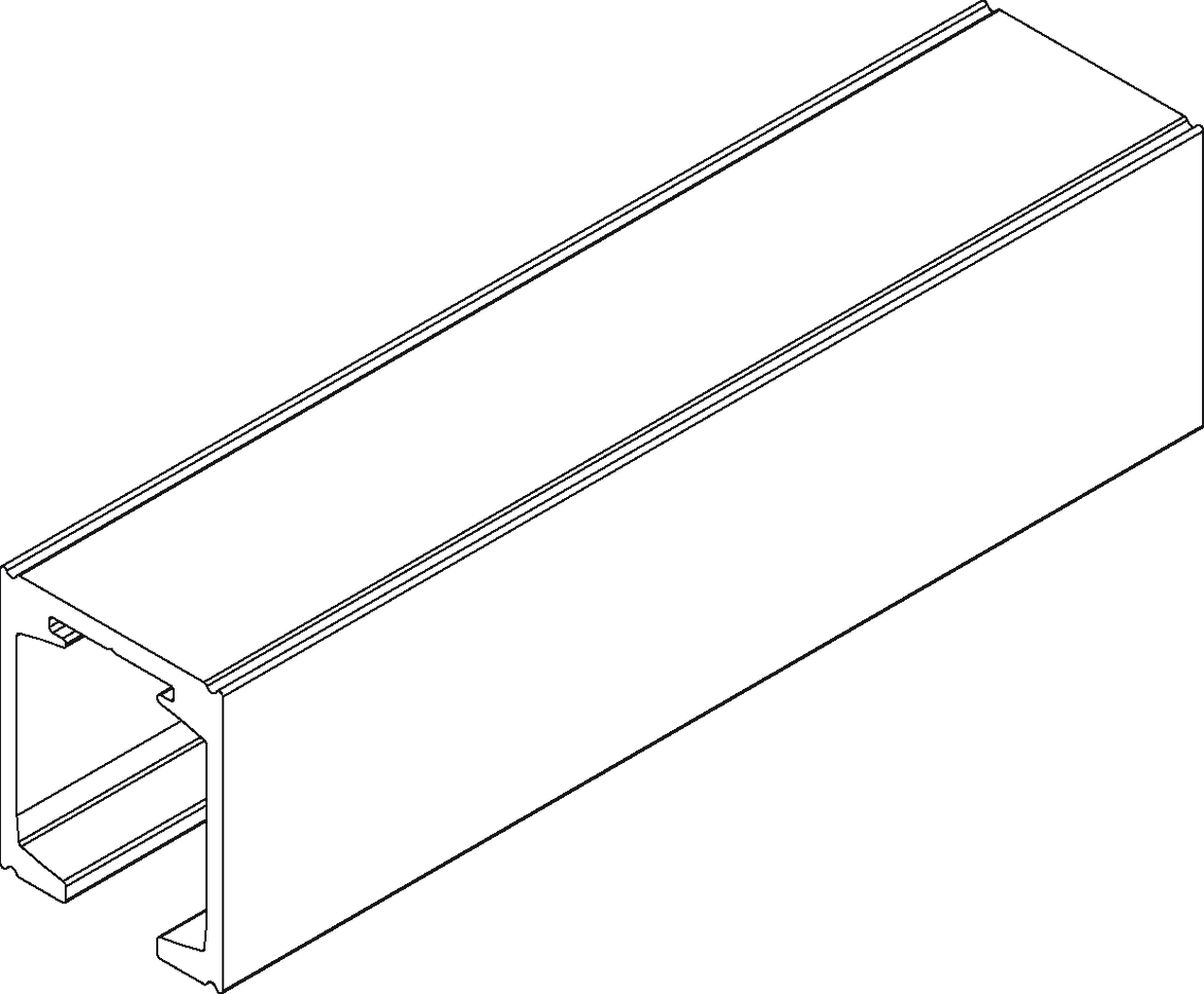 Strichzeichnung, Aluminium