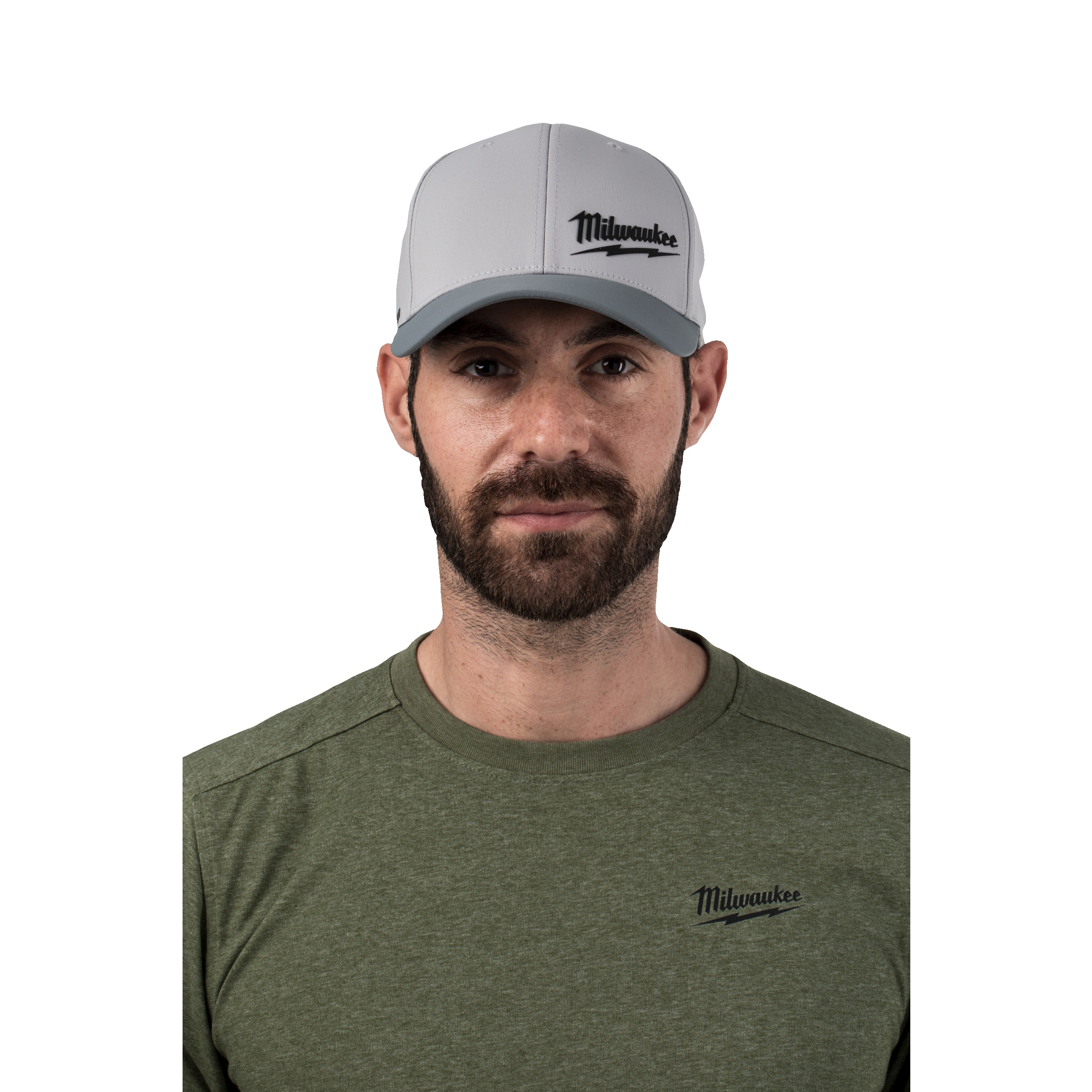 Milwaukee Performance Baseball Kappe grau Größe S/M mit UV-Schutz BCPGR-S/M