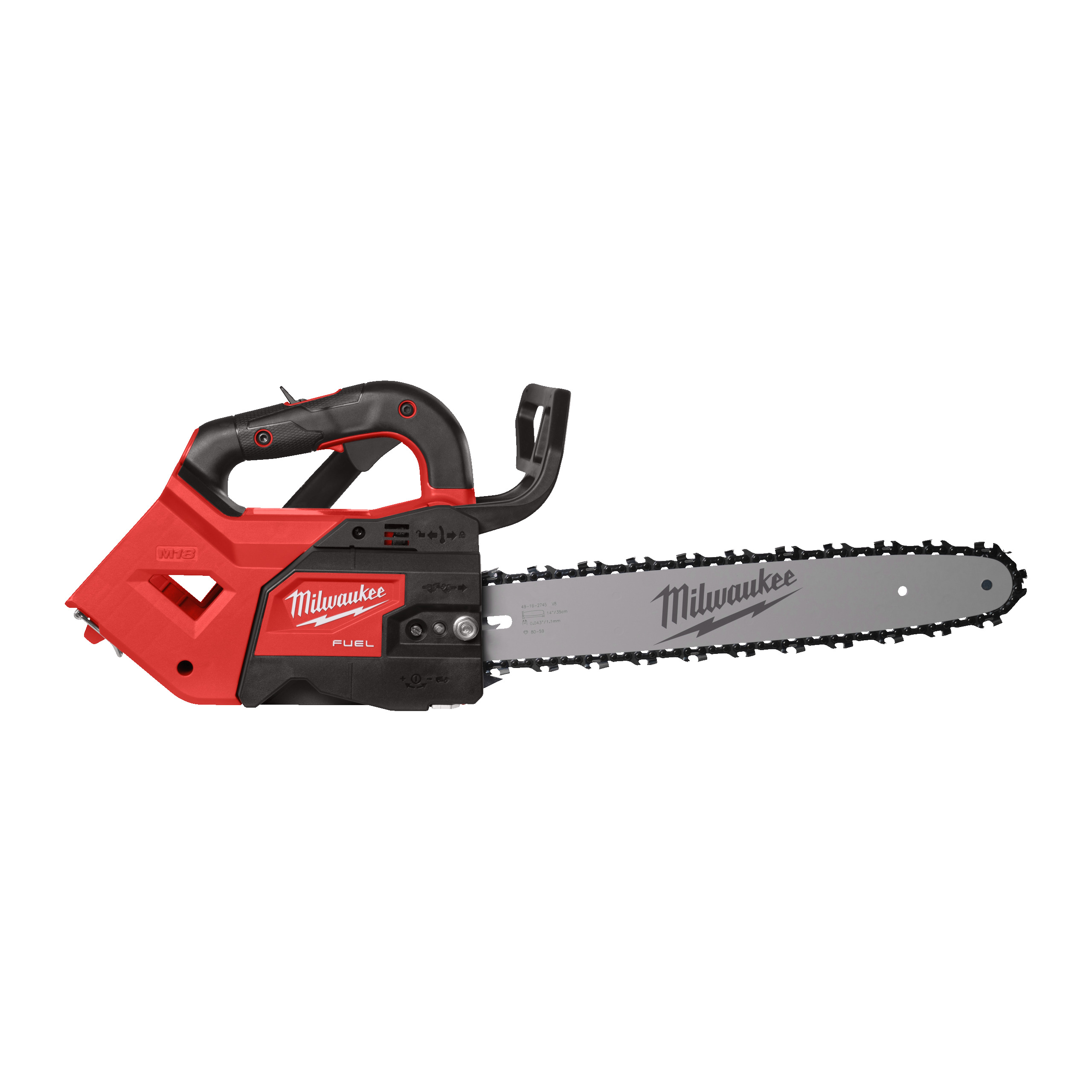 Milwaukee M18 FUEL Akku-Top-Handle-Kettensäge 35cm M18FTHCHS35-0