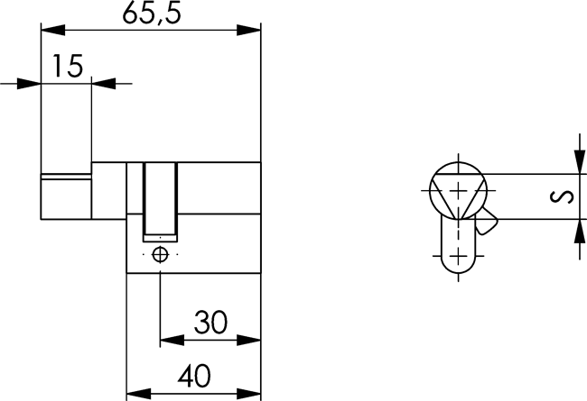 Lämpchen-Adapter, Metallteil, Maßskizze, Verschluss-Lasche, Bauzeichnung