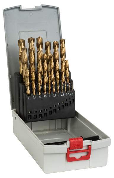 Bosch 25-tlg. ProBox-Set HSS-TiN, 113 mm