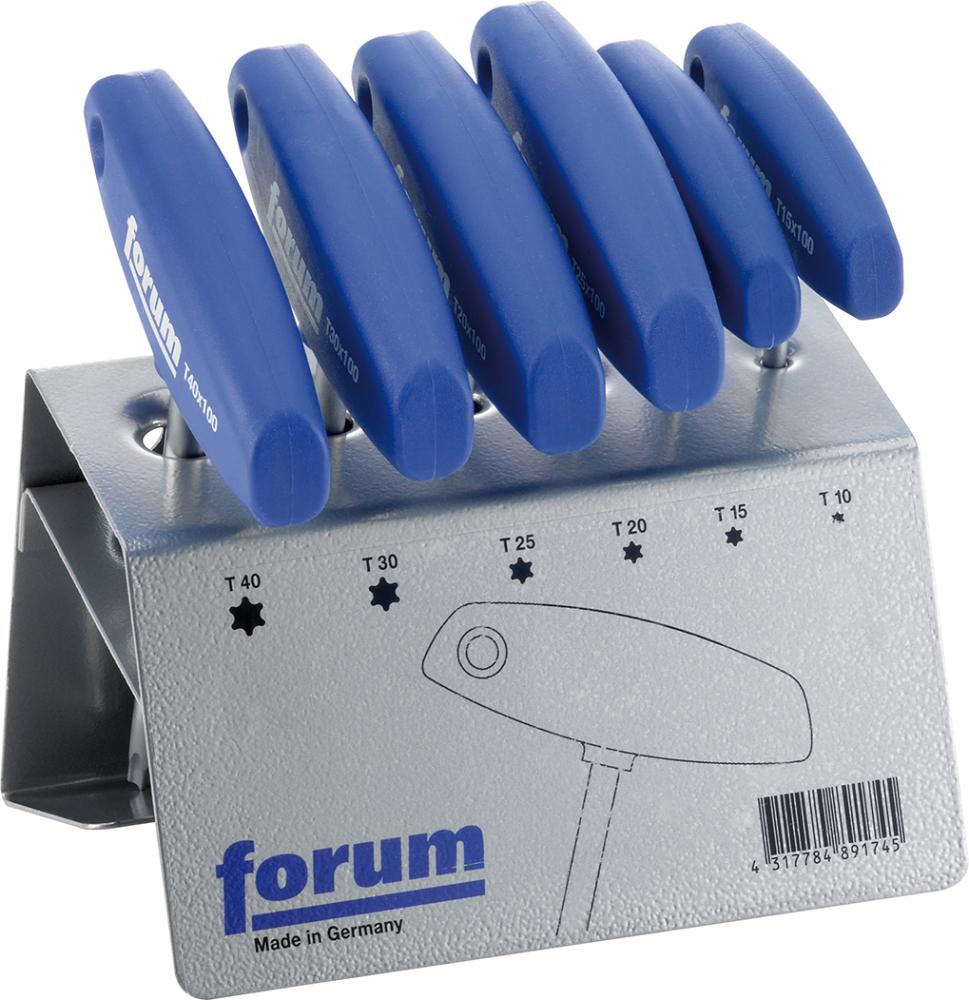 FORUM Schraubendreher  Torx T-GriffT 10-40 im Ständer