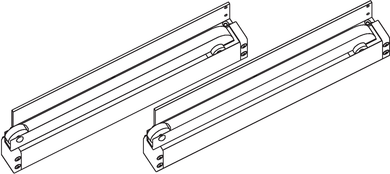 Strichzeichnung, Handlauf, Griff