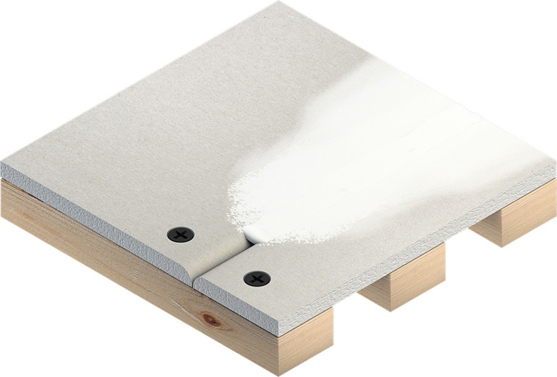 Material-Symbol, plattenverbund, Holzunterlage, Gipskarton, Montagefläche, Bauplatten