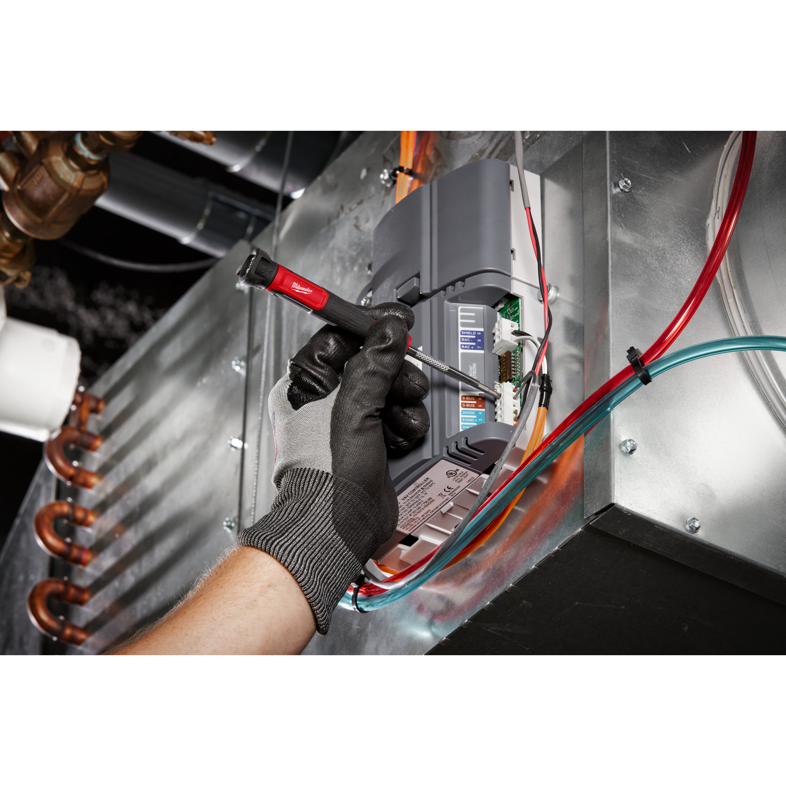 Milwaukee Schraubendreher inkl. 2 Wende-Bits PH/SL Feinschraubendreher 4 in 1