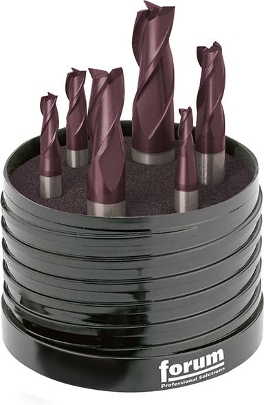 FORUM Schaftfräser  6527L VHM TiAlN 4-12mm 45G Z 3
