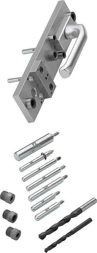 HOPPE Bohrlehre für Türgarnituren, Metall