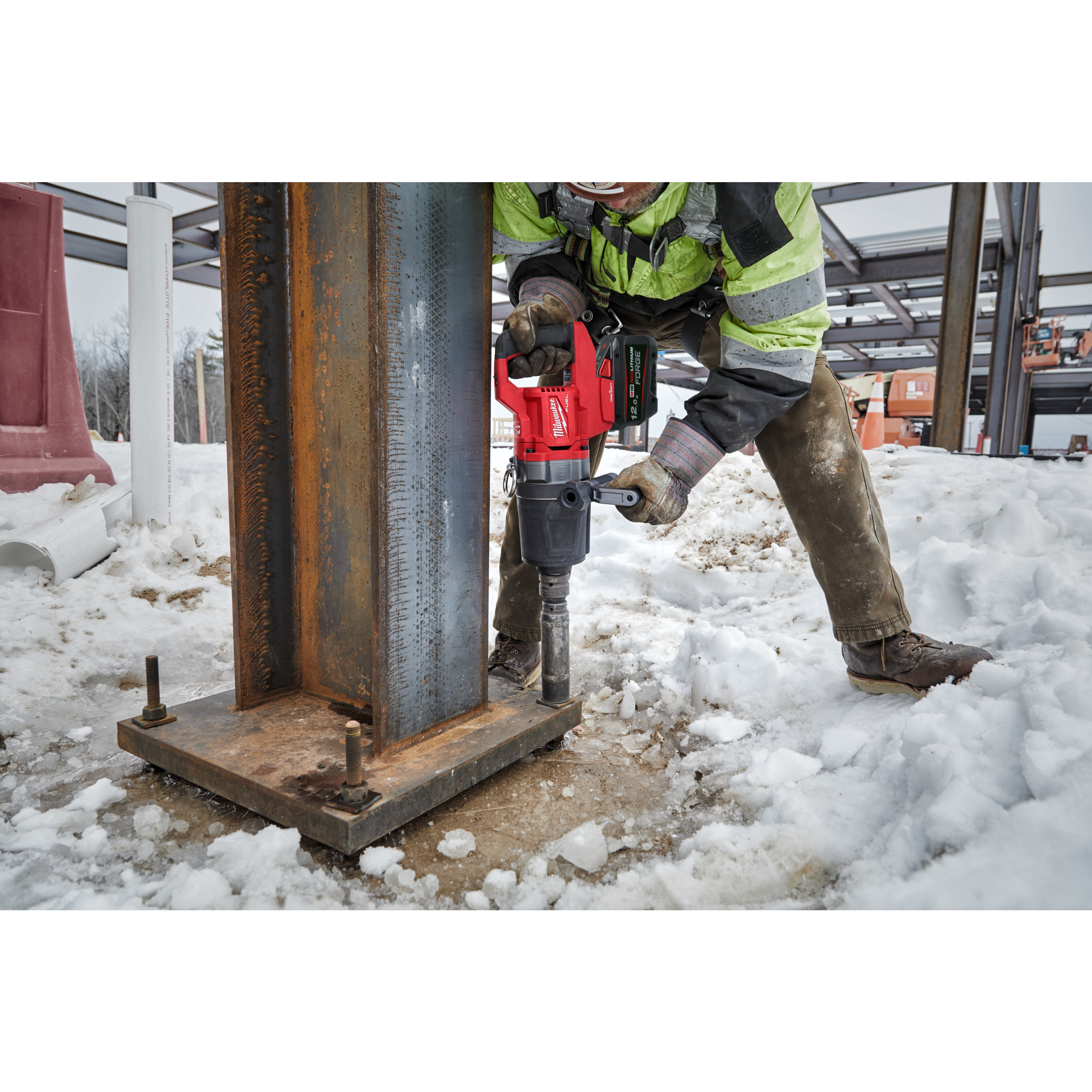 Milwaukee Akku-Schlagschrauber M18 FUEL ONE-KEY 1˝ mit Sprengring M18ONEFHIWF1DS-121C