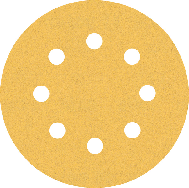 Bosch EXPERT C470 Schleifpapier mit 8 Löchern für Exzenterschl., 115 mm, K 120, 5-tlg.