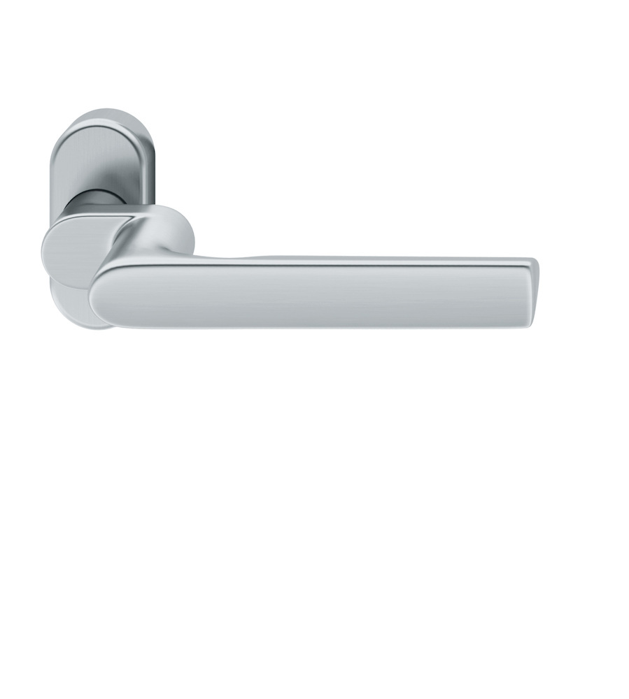 FSB FH-Drücker-Halbgarnitur ohne Schlüsselrosette 06 1093, oval, VK 9 mm, Edelstahl