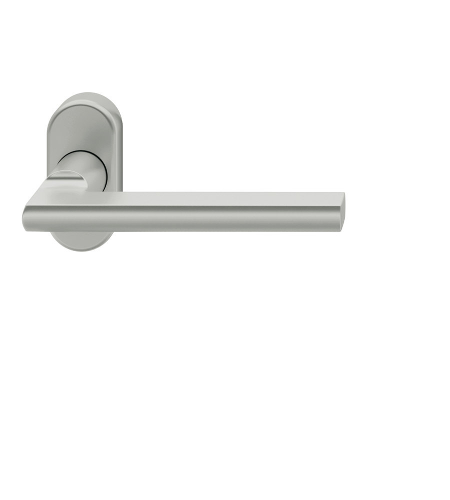 FSB Drücker-Halbgarnitur ohne Schlüsselrosette 09 1035, oval, VK 8 mm, Aluminium