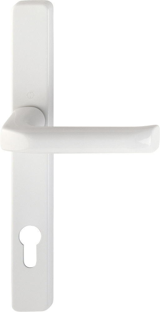 HOPPE Drückergarnitur mit Schmalschild London 113/2246, Aluminium