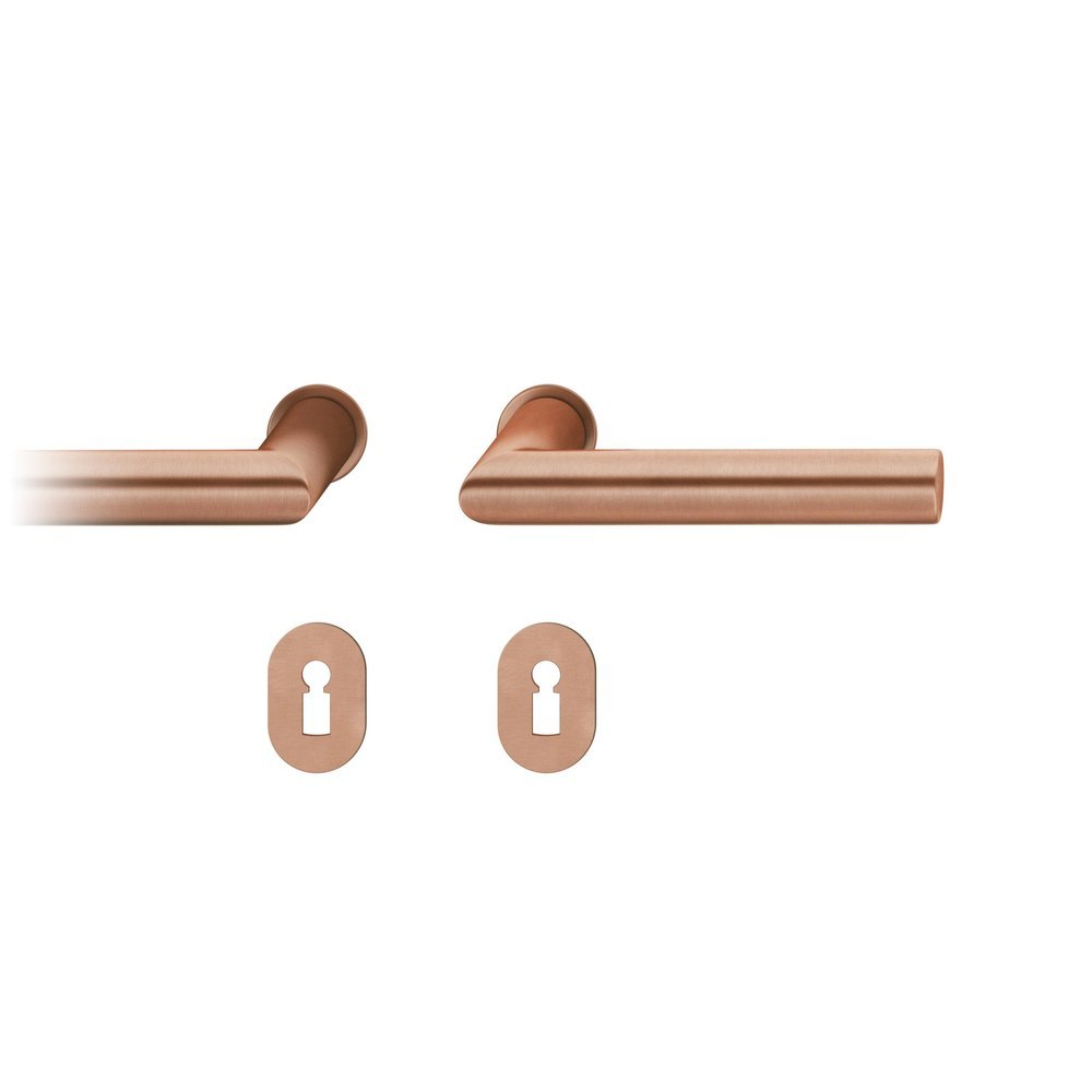 FSB Steckgriff-Drückergarnitur mit Rosetten 15 1076, rund, VK 8 mm, Bronze