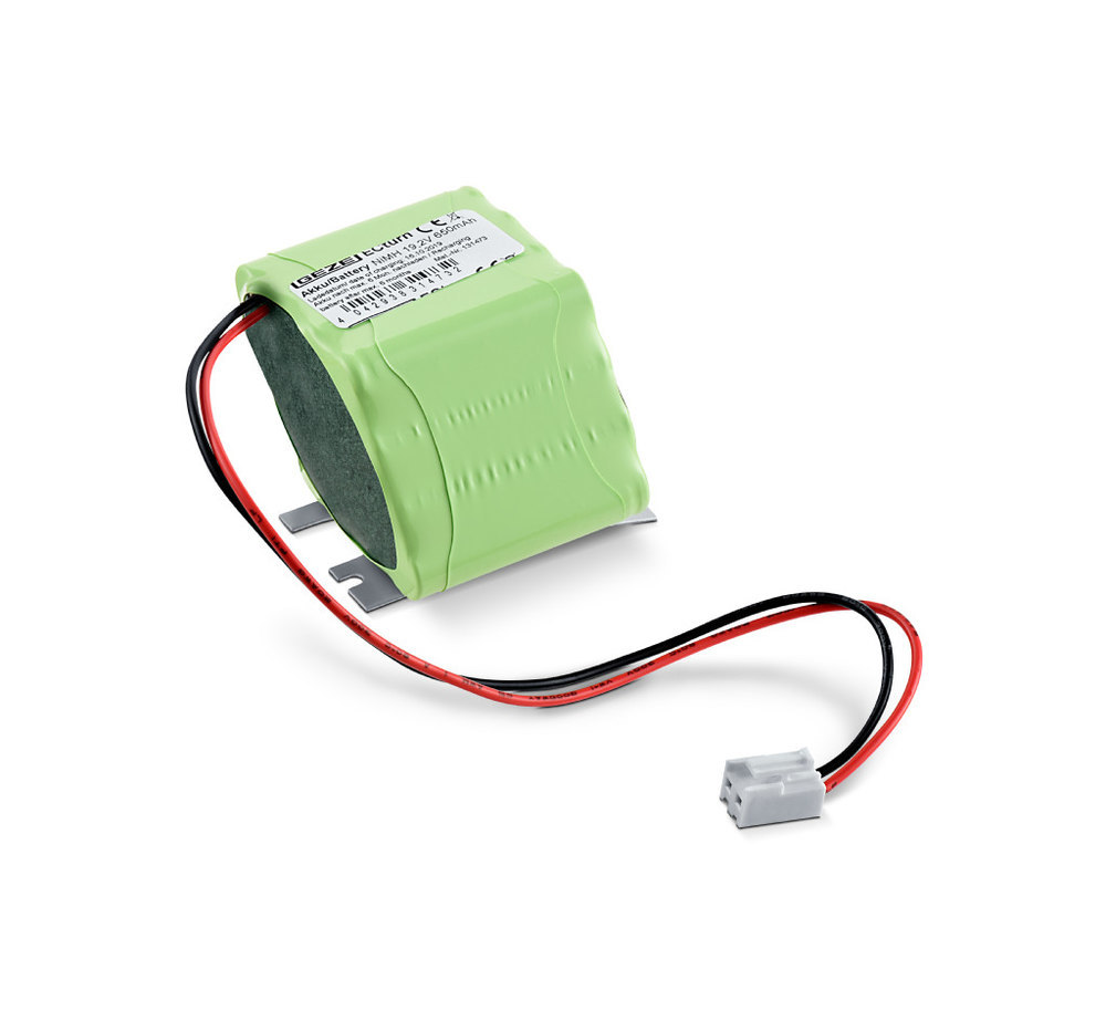 Batterie, Li-Ion, Grün, Zweipoliges Kabel, Kabelstecker