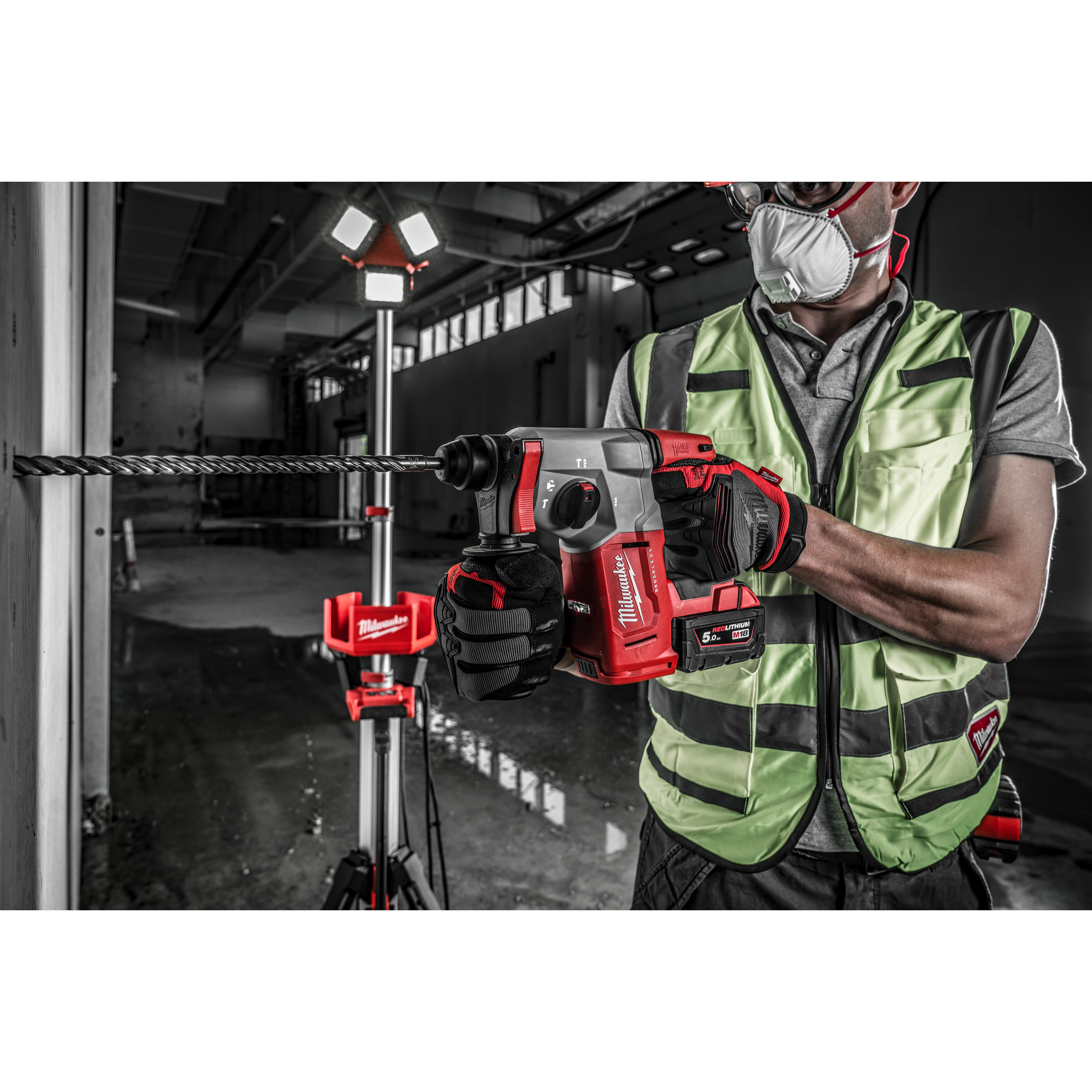 Milwaukee Akku-Kombihammer M18 M18BLH-0