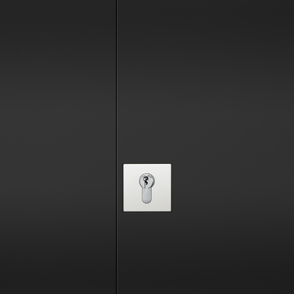 FSB Schlüsselrosettenpaar 17 1734, verdeckt verschraubt, Aluminium