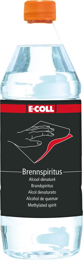 E-COLL Brennspiritus  Flasche 1l E-COLL Brennspiritus  Flasche 1l