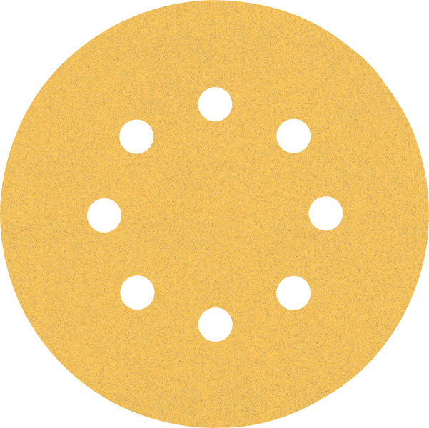Bosch EXPERT C470 Schleifpapier mit 8 Löchern für Exzenterschl., 125 mm, K 120, 5-tlg.