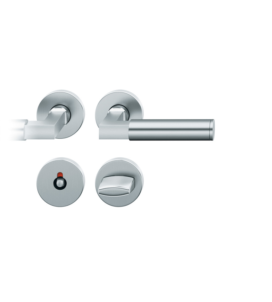 FSB Drückergarnitur mit Rosetten 72 1102, rund, mit Nocken, VK 8, AGL3, Edelstahl