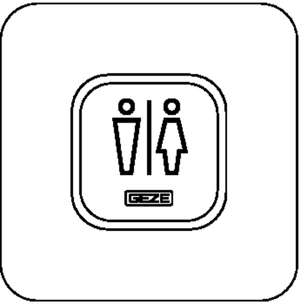 Strichzeichnung, Schild, Symbol