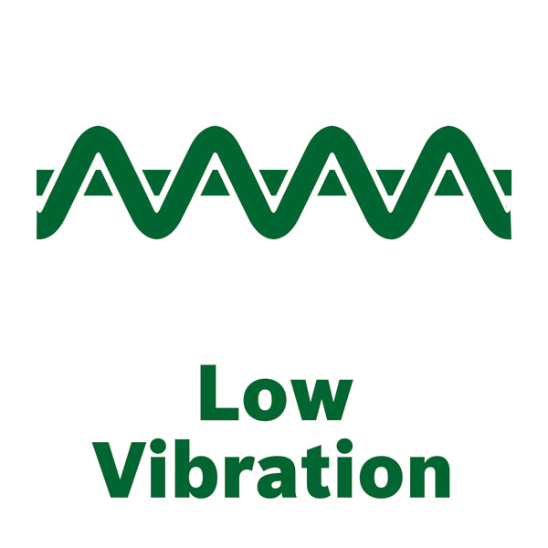 Symbol, niedrige Vibration, geräuscharm, anti-vibrations, niedrige Schwingung, stille]]} }{