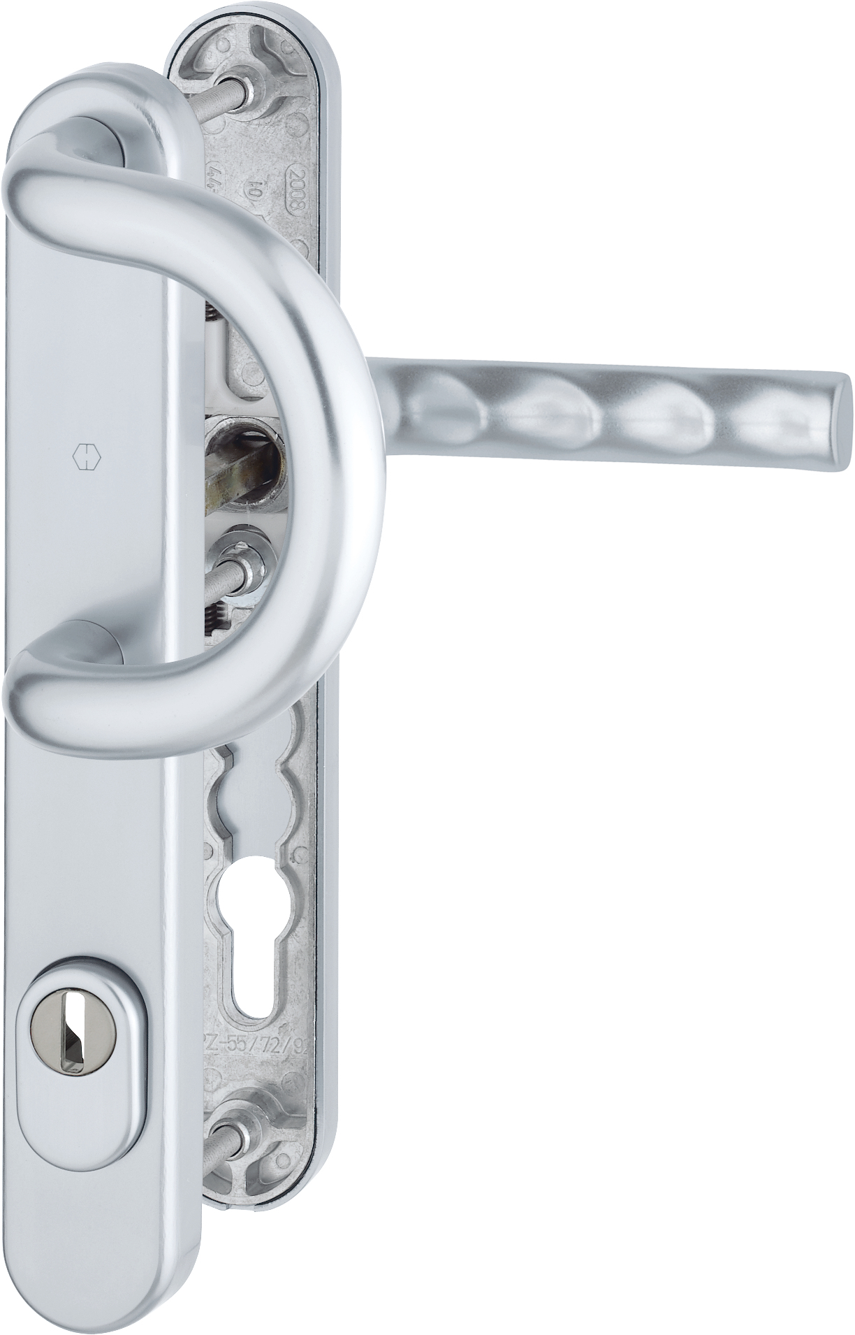 HOPPE Sicherheits-Wechselgarnitur Hamburg 538G/3359ZA/3357N/1700FA,Langschild