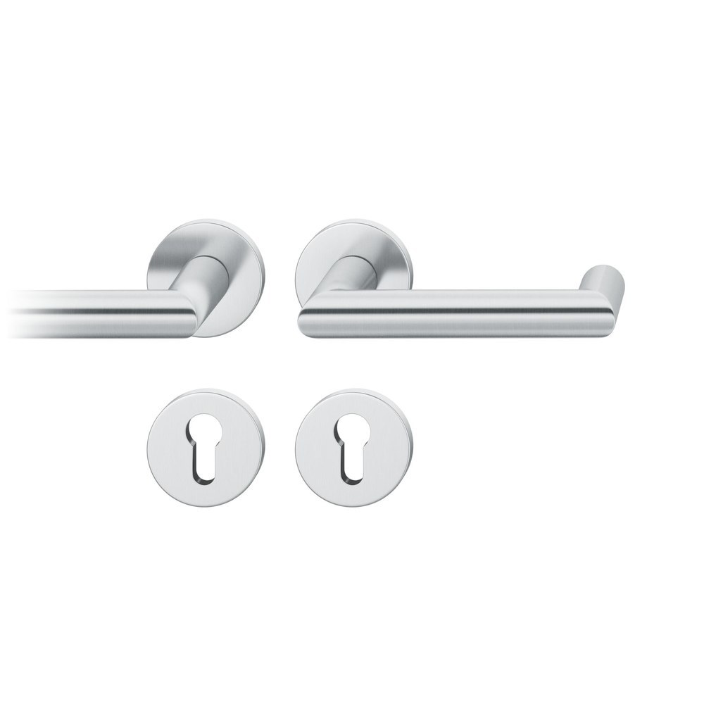 FSB FH Drückergarnitur mit Rosetten 79 1016, rund, mit Nocken, VK 8,5, AGL3, Edelstahl