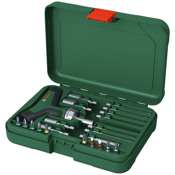 Bosch Handwerkzeuge Bit-Ratschenschraubendreher-Set T-Griff
