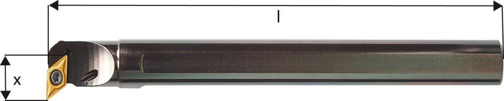 ISO-Bohrstange 93° A..-SDUCR/L mit Innenkühlung