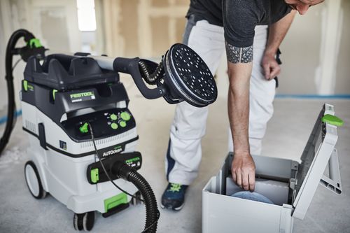 Anwendungsbild Absaugmobil CLEANTEC CTM 36 E AC-PLANEX