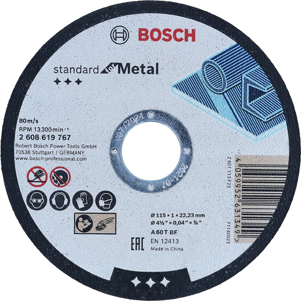 Bosch Standard for Metal Trennscheibe gerade