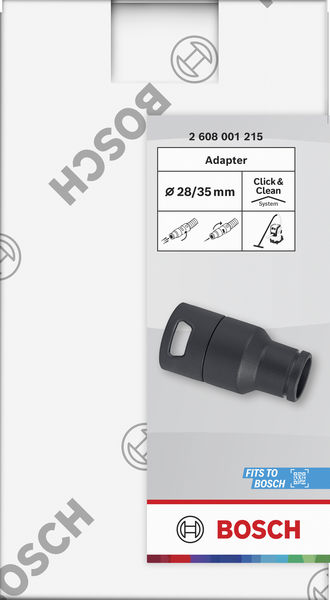 Produktbild Verpackung, Adapter, Diverter, Ø 28/35 mm, Click & Clean, Bosch-kompatibel