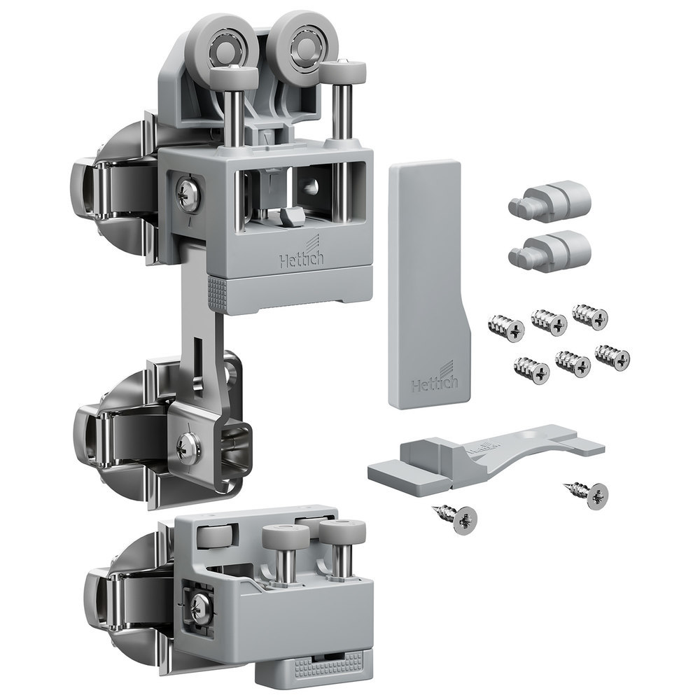 HETTICH Falttürbeschläge-Set WingLine L, schwer, mit Schließautomatik