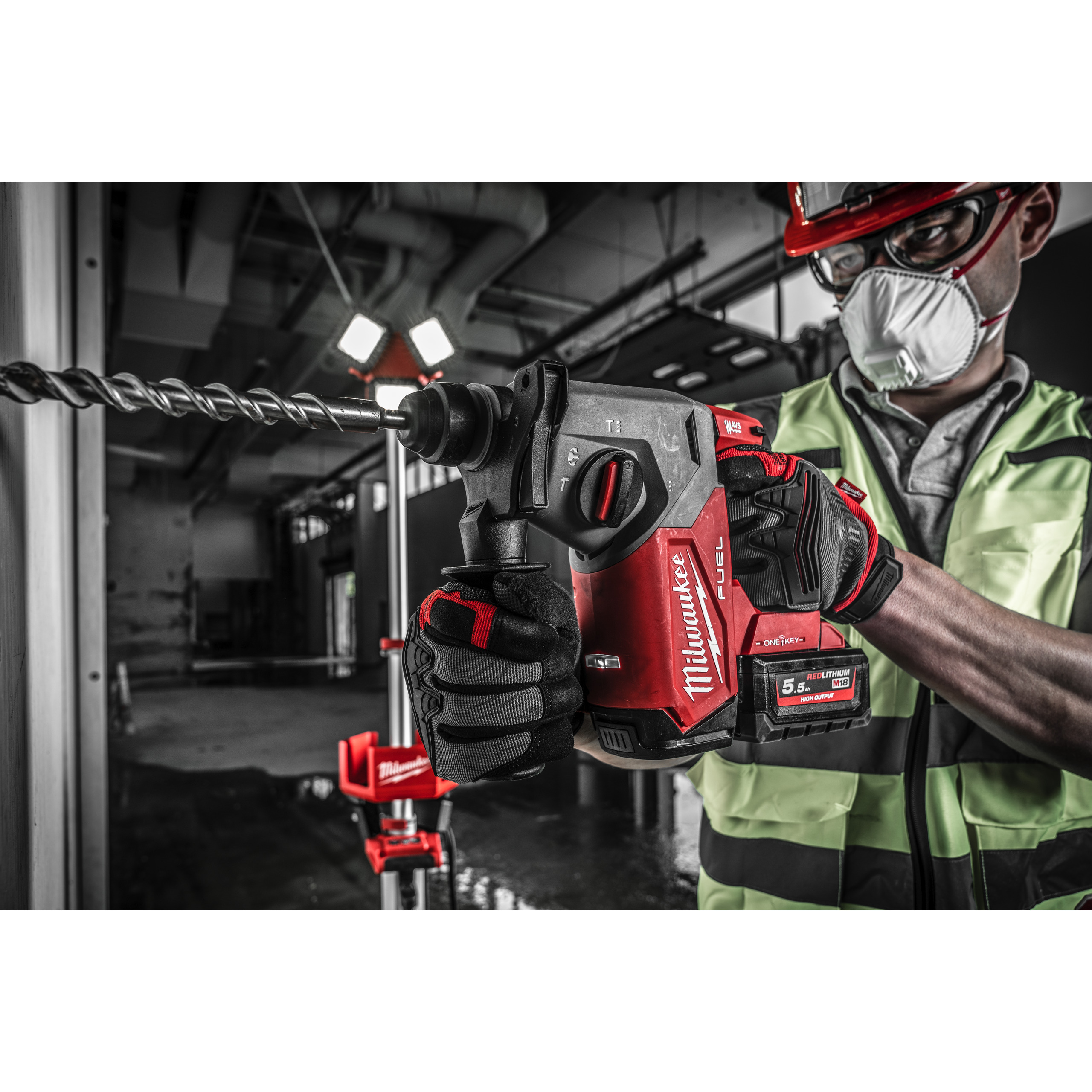 Milwaukee Akku-Kombihammer M18 ONE KEY M18ONEFH-0X