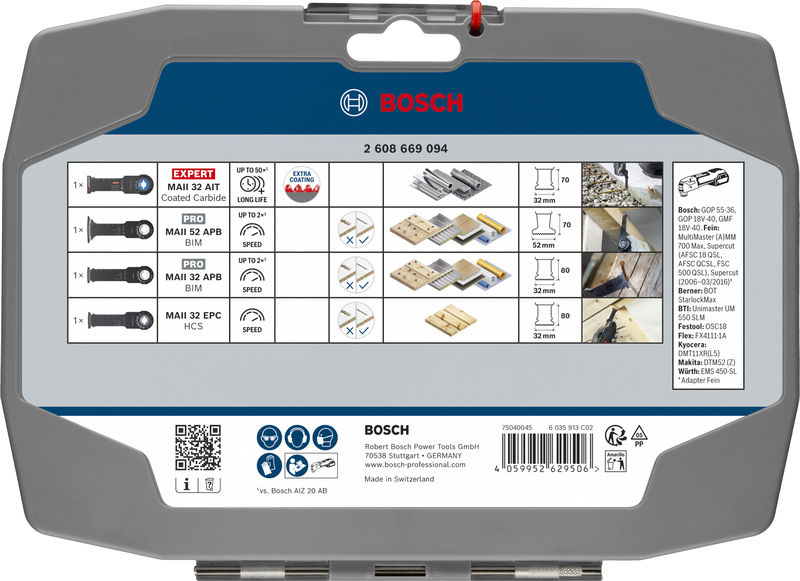 Produktbild Verpackung, SDS-Box, HSS Frässtifte, Bohrersatz, Werkzeug-Set, Koffer