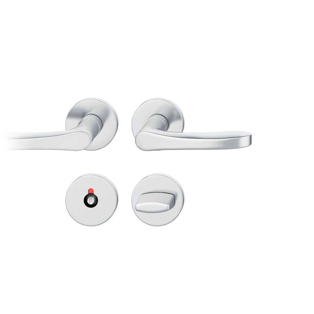 FSB Drückergarnitur mit Rosetten 72 1106, rund, mit Nocken, VK 8, AGL3, Edelstahl