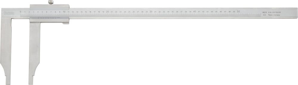 Werkstattmessschieber ohne Messerspitzen, ohne Feineinstellung